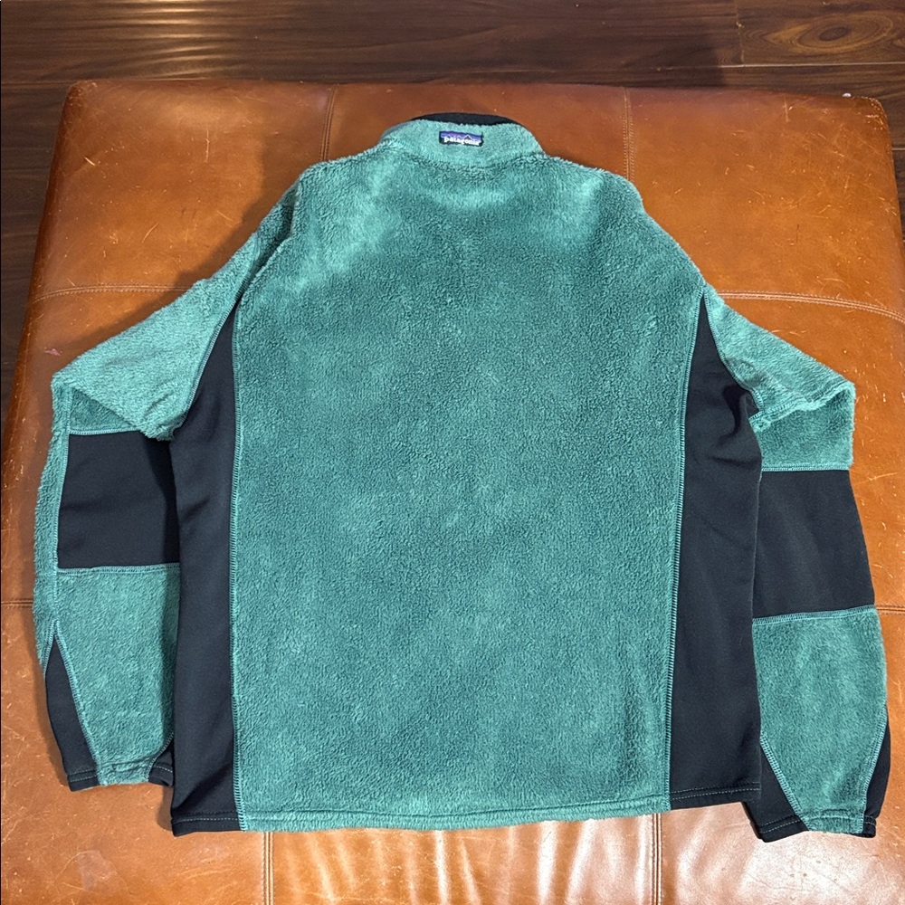 Vintage Y2K PATAGONIA Polartec Regulator Sea Green Fleece Jacket Made in USA - Picture 7 of 16